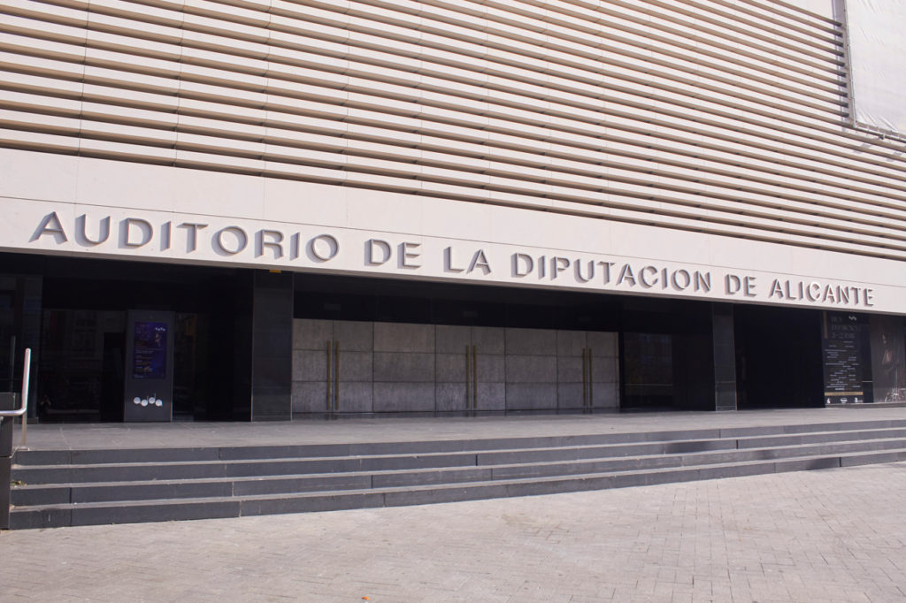 Entrada Auditorio Diputación Alicante